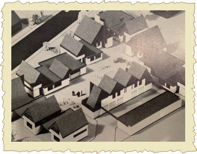 Bereits mein Vater, seines Zeichens Architekt, hat zu seinen Anfangszeiten Modelle gebaut. Leider sind die meisten Modelle verschollen. In einem alten Bildband, gedruckt auf glänzendem, profilierten Papier, habe ich jetzt das Foto eines seiner Modelle gefunden und möchte es hier zeigen. Eine sehr schöne Wohnanlage, die allerdings nie realisiert wurde. Schade.