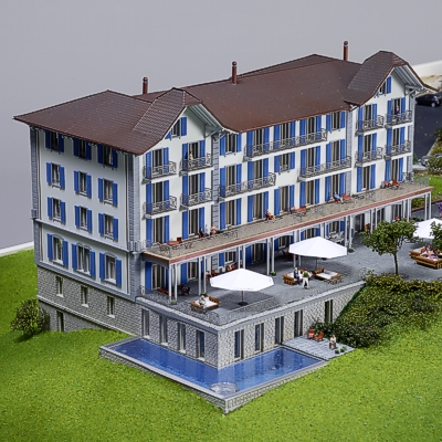 Zur Detailseite des Architekturmodells Hotel-Villa-Honegg